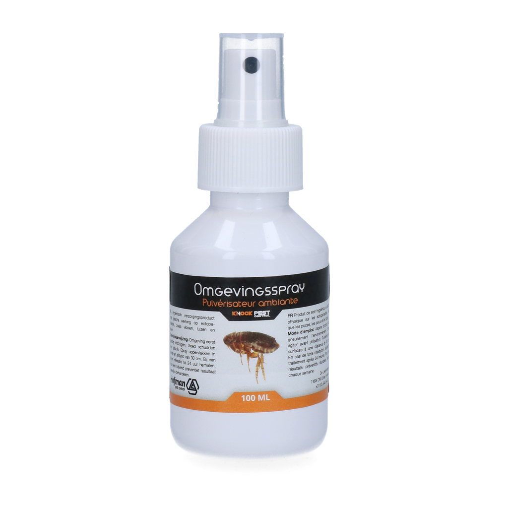 knock pest omgevingsspray ectoparasieten: vlooien, luizen, teken 100ml