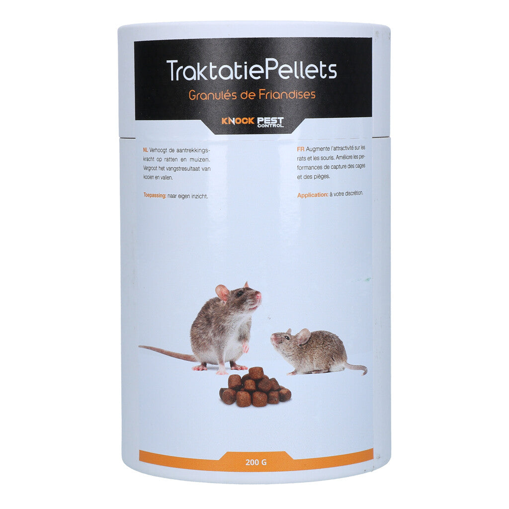 Knock Pest Reward Pellets | Gifvrij Lokvoer voor Muizen & Ratten | 200 g
