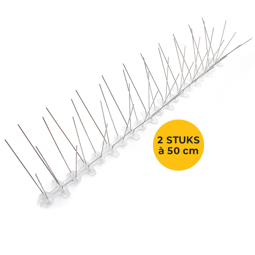 Kattenwering voor Schuttingen | 1 Meter (2 Strips) | Hoge Pinnen