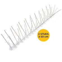 Kattenwering voor Schuttingen | 1 Meter (2 Strips) | Hoge Pinnen