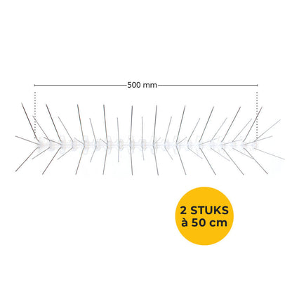 Kattenwering voor Schuttingen | 1 Meter (2 Strips) | Hoge Pinnen