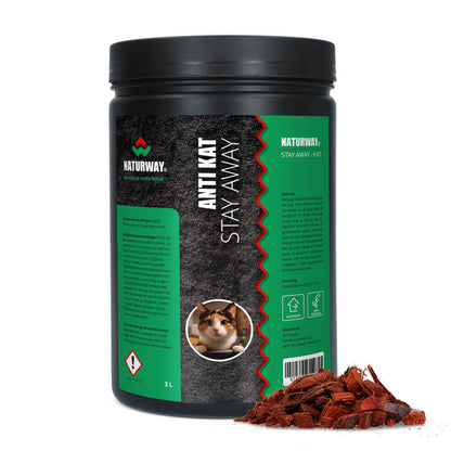 Naturway Kattenverjager | Biologisch | 3 Maanden Effectief | Voor Tuin & Erfgrenzen