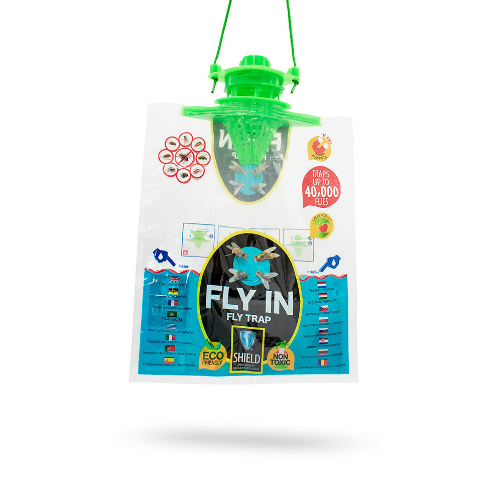 Fly-shield vliegenzak XL met lokstof – Voor buiten