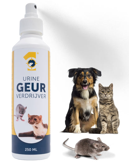 Eindelijk die vieze urinegeur van muizen en ratten kwijt