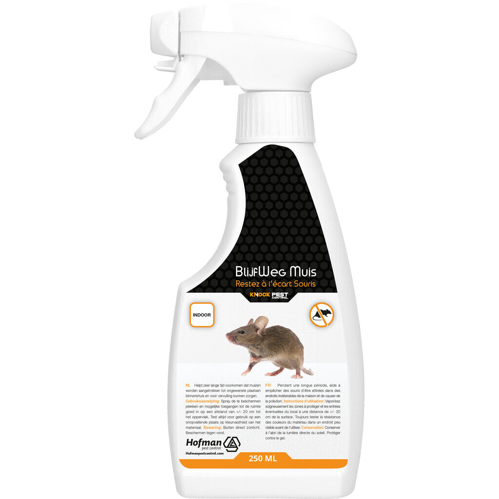 Knock Pest anti muizen spray - muizen verjager - stay away mouse