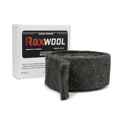 Raxwool Staalwol RVS weringsband tegen ongedierte - vlamvertragend