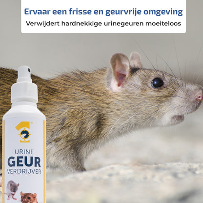 Smell Control Geurverfrisser | Muizen, Ratten & Huisdieren | 24 Uur Actief | Geurneutraliseerder