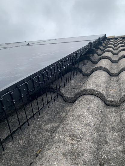 Zwarte Vogelwering voor Zonnepanelen | 50 cm | Nagenoeg Onzichtbaar