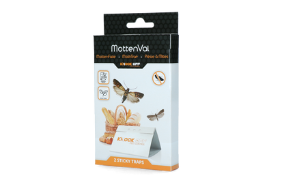 Knock Pest Levensmiddelenmottenval met Feromoon | 2 Stuks | 6-8 Weken Effectief
