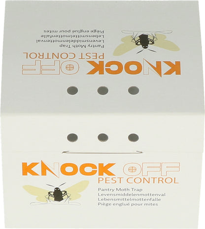 Knock Pest Levensmiddelenmottenval met Feromoon | 2 Stuks | 6-8 Weken Effectief