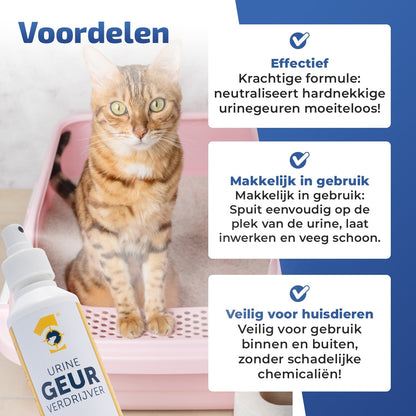 Smell Control Geurverfrisser | Muizen, Ratten & Huisdieren | 24 Uur Actief | Geurneutraliseerder
