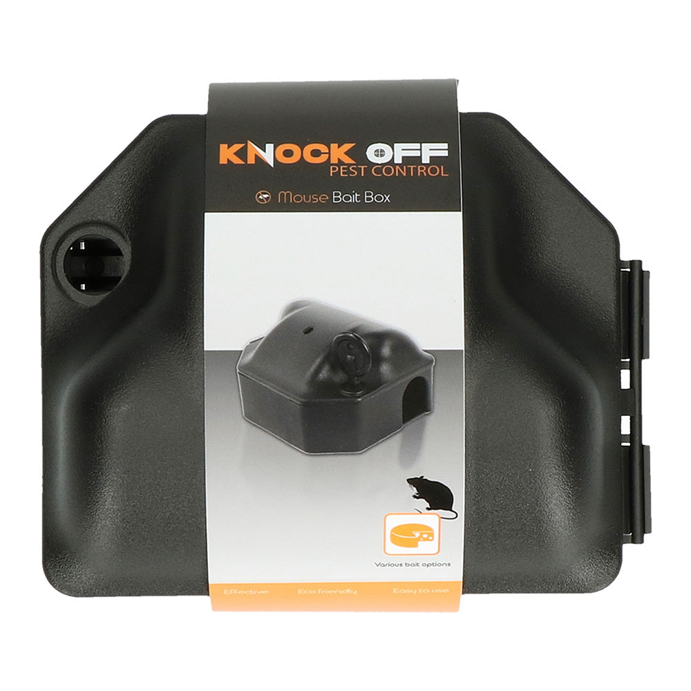 Knock Off muizenlokvoerdoos met klem – Twee ingangen