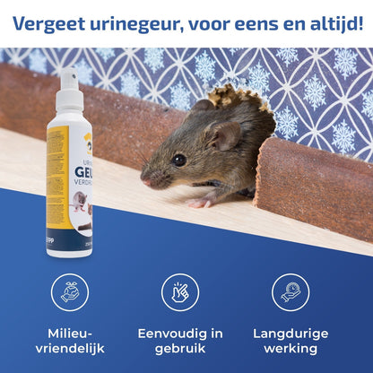 Smell Control Geurverfrisser | Muizen, Ratten & Huisdieren | 24 Uur Actief | Geurneutraliseerder