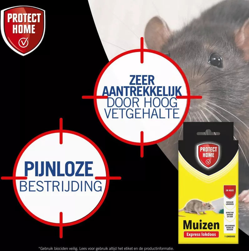 Protect Home Express Lokdoos Muizen – 1 Stuk