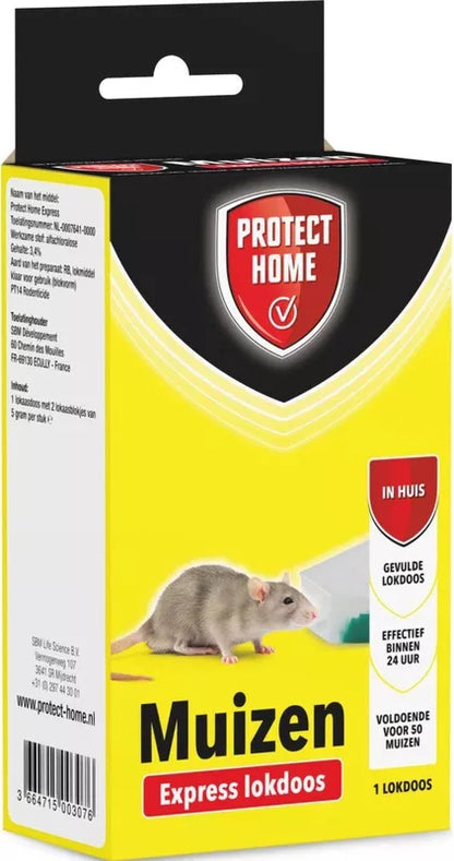 Protect Home Express Lokdoos Muizen – 1 Stuk