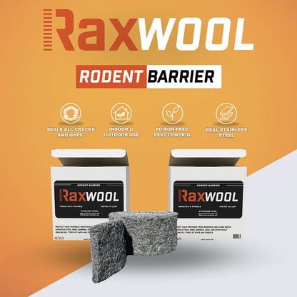 RaxWool RVS Staalwol Weringsband | Knaagdierwering voor Kieren & Spleten