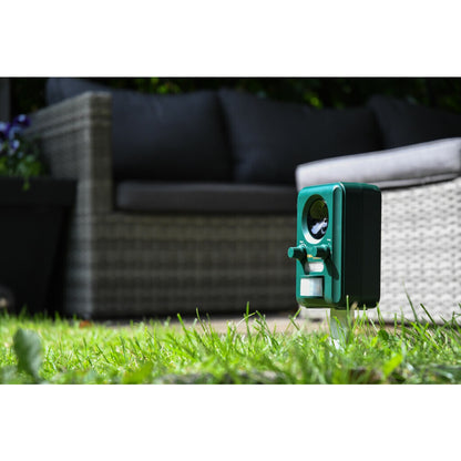 Ultrasone Dierenverjager | Zonne-energie | Bewegingsmelder & Lichtflits | Marters, Katten & Vossen