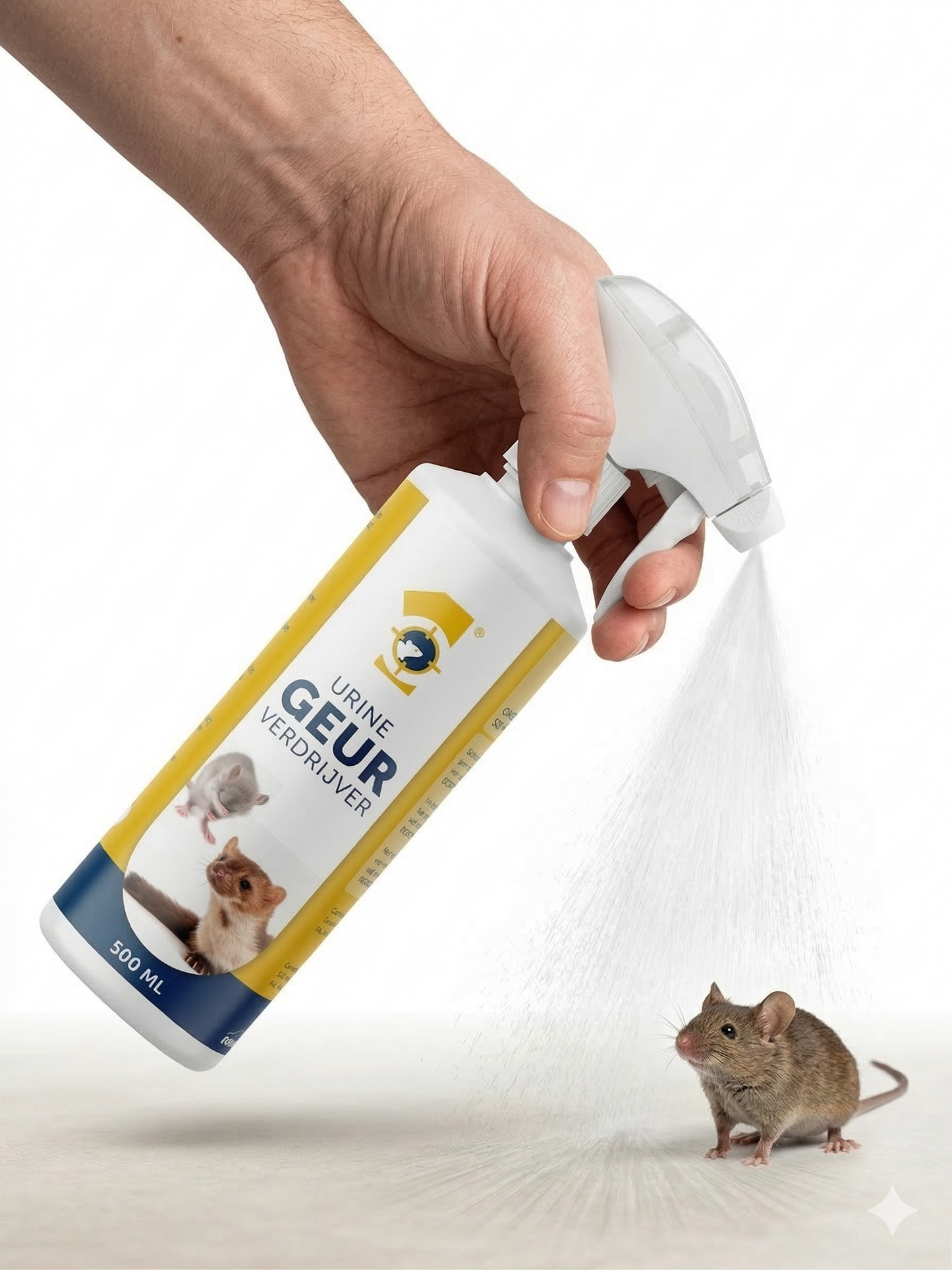 Urinegeur Verwijderaar | Muizen, Ratten, Katten & Honden | Moleculaire Neutralisatie | Binnen & Buiten